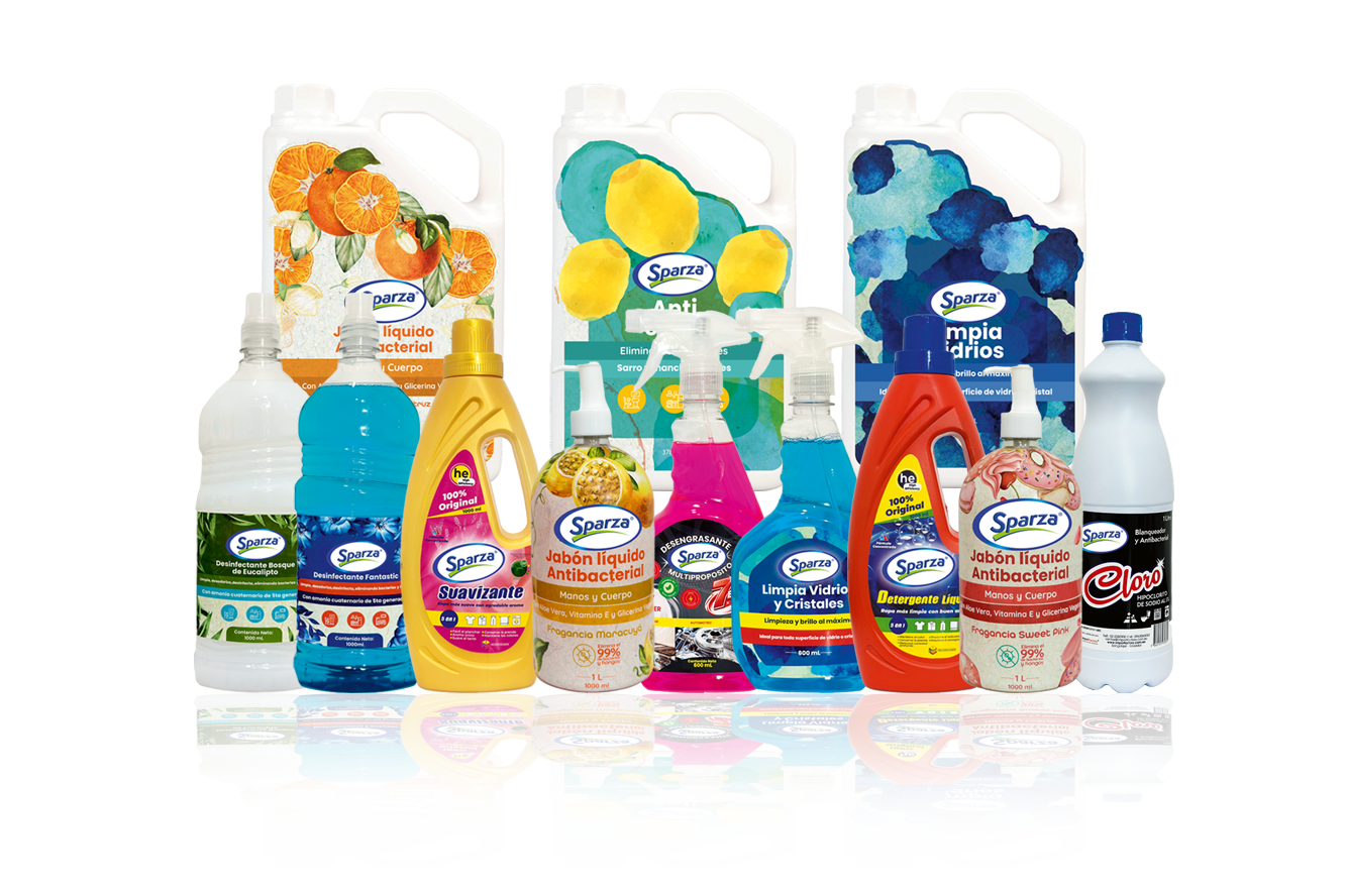 Productos de limpieza Sparza