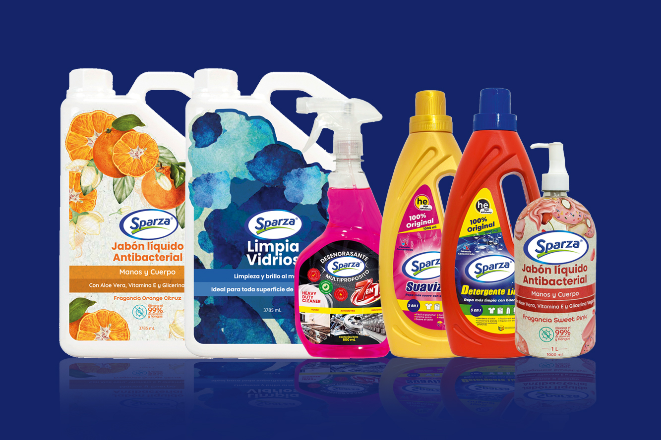 Productos de limpieza Sparza